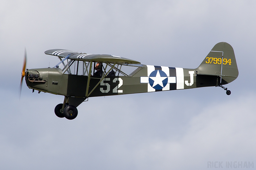 Piper J-3L-65 Cub - 379994/52 / G-BPUR - US Army