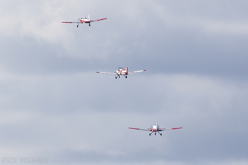 Scottish Aviation Bulldogs and De haviland Chipmunks