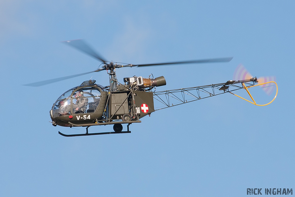 Aerospatiale SE.3130 Alouette II - G-BVSD/V-54 - Ex Swiss Air Force