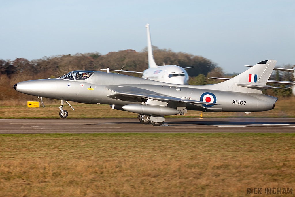 Hawker Hunter T7 - XL577/G-XMHD - RAF