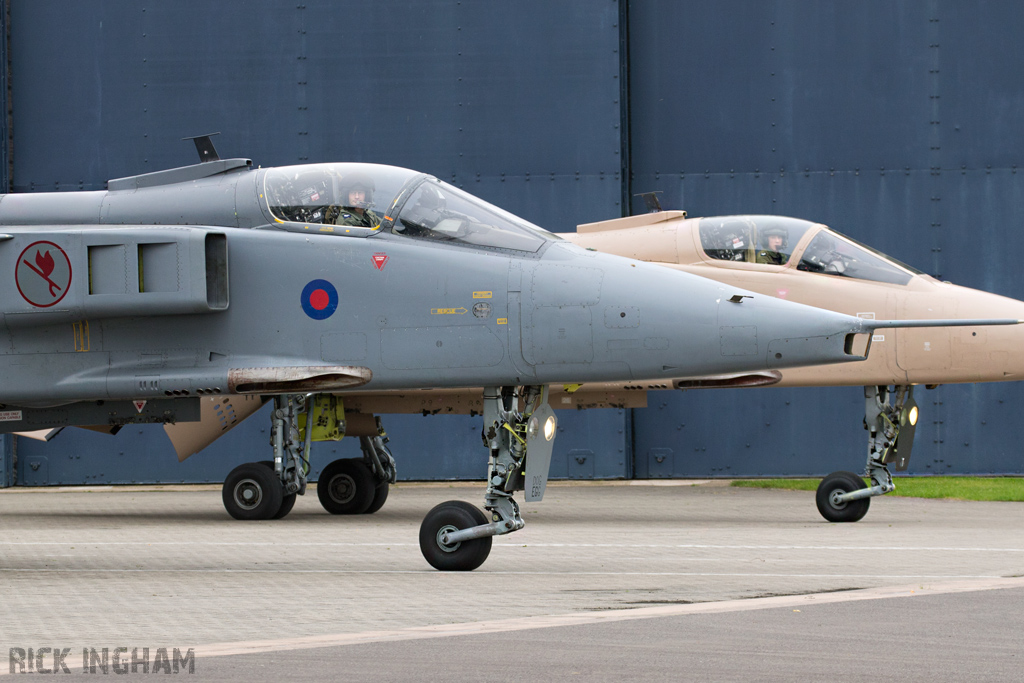 Sepecat Jaguar GR3A - XX743/EG and XX725/T - RAF