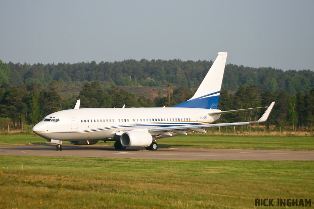 Boeing 737-7BC BBJ - A6-DFR - Abu Dhabi Amiri Flight