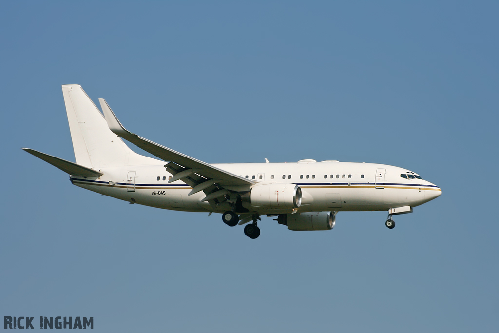 Boeing 737-7Z5 BBJ - A6-DAS - Abu Dhabi Amiri Flight