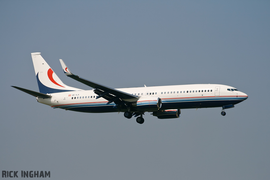 Boeing 737-8DR BBJ2 - OE-ILX - Global Jet Austria