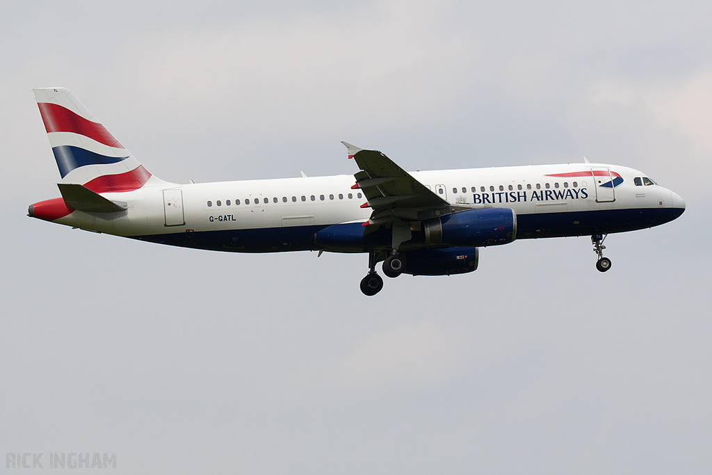 Airbus A320-232 - G-GATL - British Airways