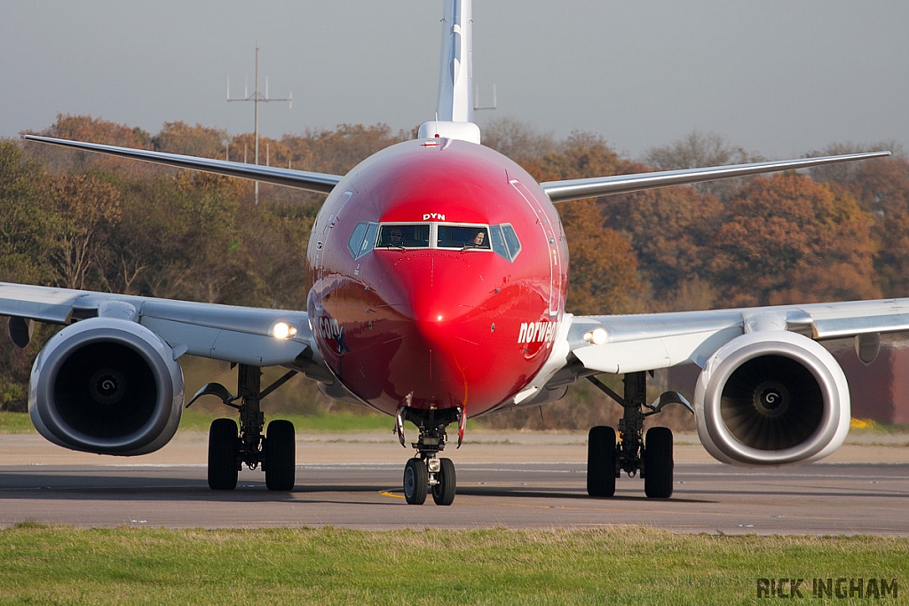 Boeing 737-8JP - LN-DYN - Norwegian Air Shuttle