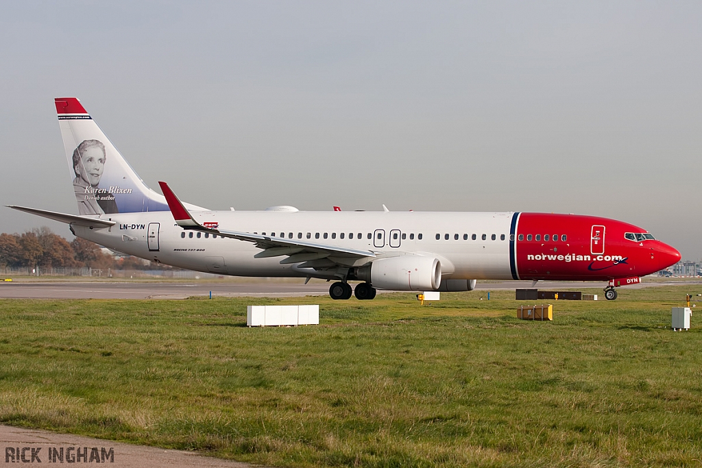 Boeing 737-8JP - LN-DYN - Norwegian Air Shuttle