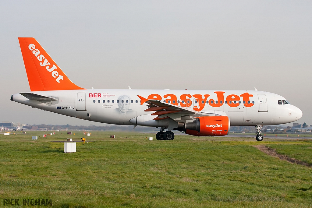 Airbus A319-111 - G-EZEZ - EasyJet