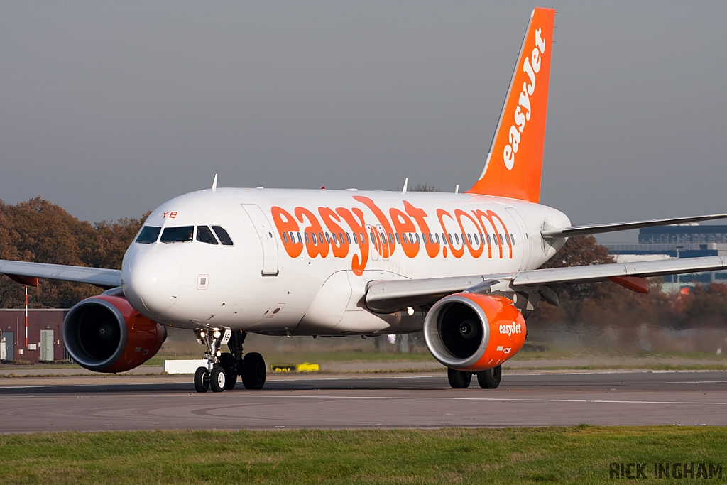 Airbus A319-111 - HB-JYB - EasyJet