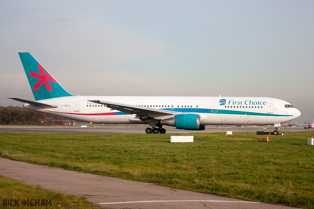 Boeing 767-35ER - G-DBLA - First Choice