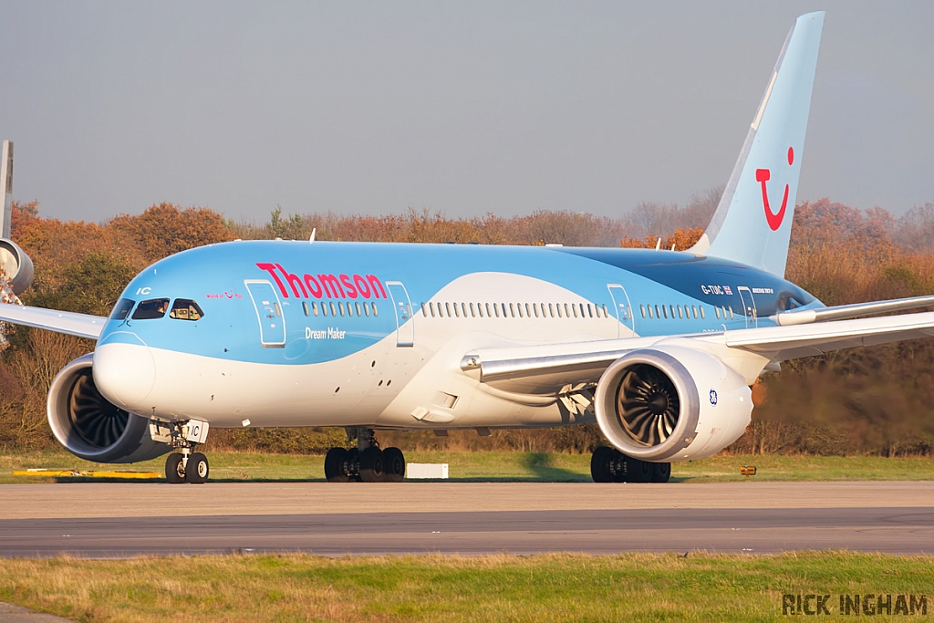 Boeing 787-8 Dreamliner - G-TUIC - Thomson