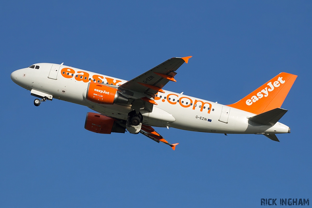 Airbus A319-111 - G-EZIN - EasyJet