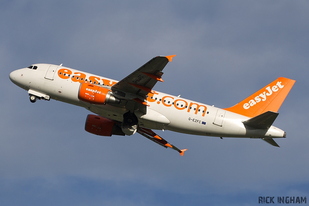 Airbus A319-111 - G-EZFC - EasyJet