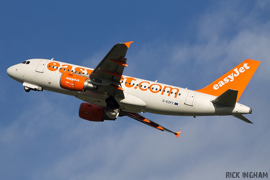 Airbus A319-111 - G-EZFC - EasyJet