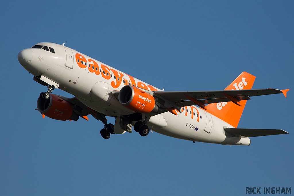 Airbus A319-111 - G-EZFI - EasyJet
