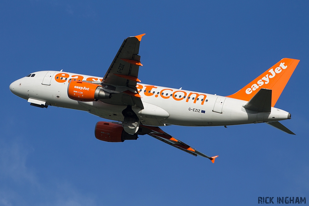 Airbus A319-111 - G-EZIZ - EasyJet