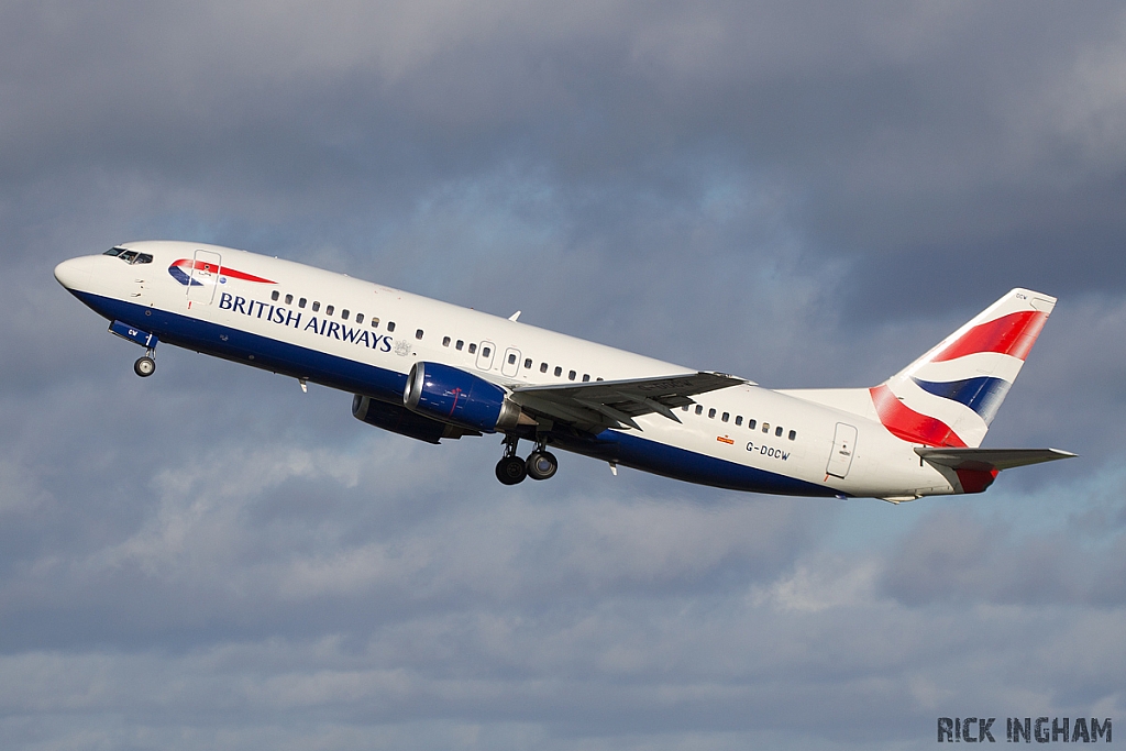 Boeing 737-436 - G-DOCW - British Airways