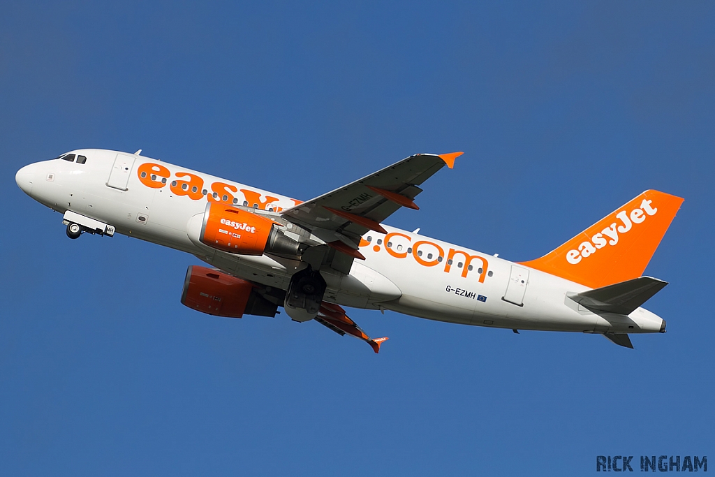 Airbus A319-111 - G-EZMH - EasyJet