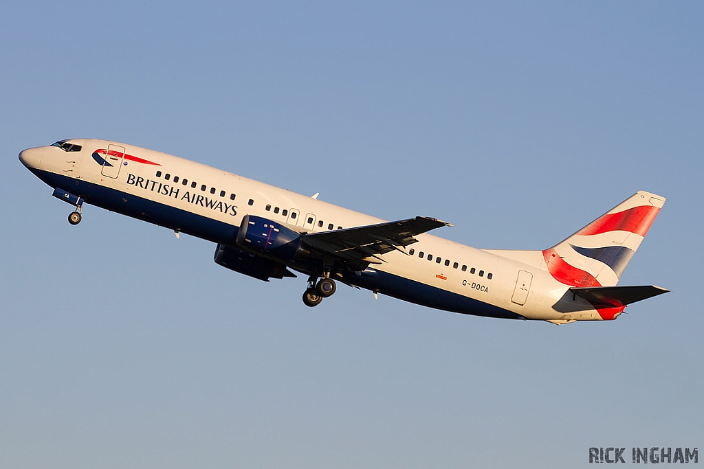 Boeing 737-436 - G-DOCA - British Airways