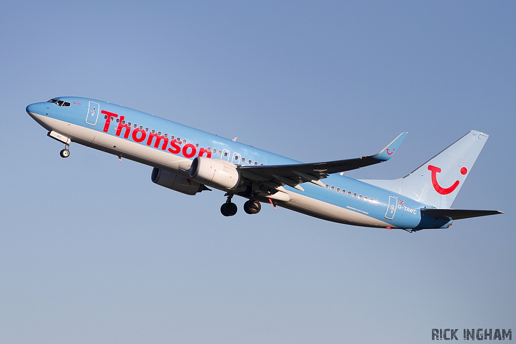 Boeing 737-8K5WL - G-TAWC - Thomson