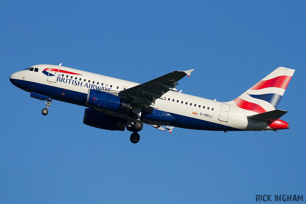 Airbus A319-131  - G-DBCJ - British Airways