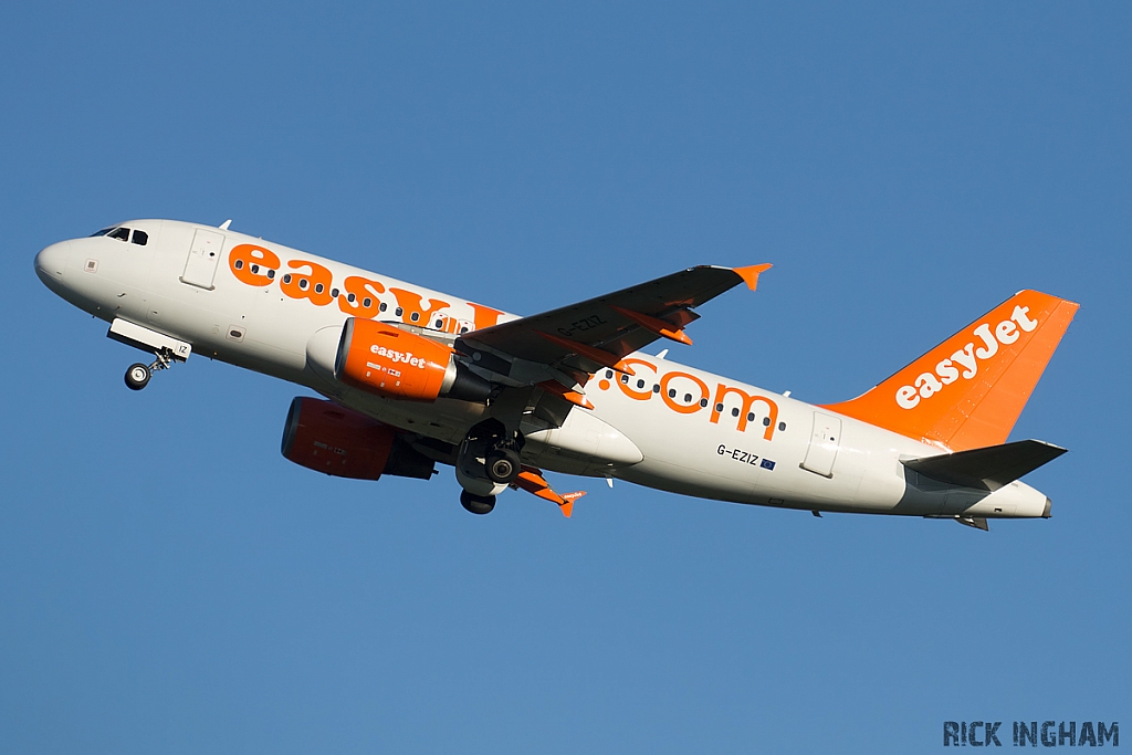 Airbus A319-111 - G-EZIZ - EasyJet