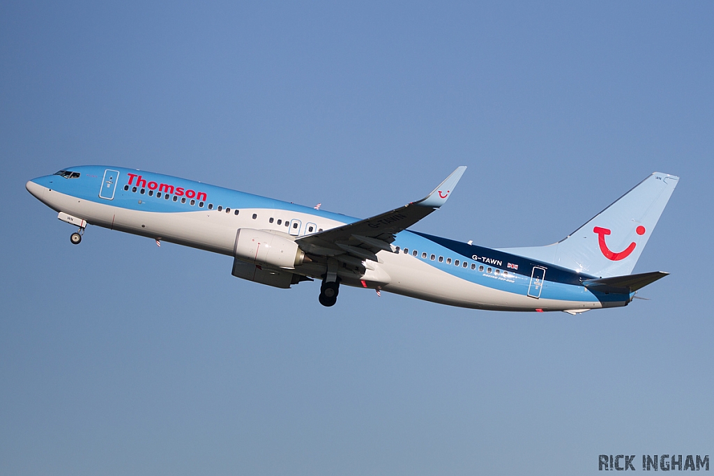 Boeing 737-8K5 - G-TAWN - Thomson