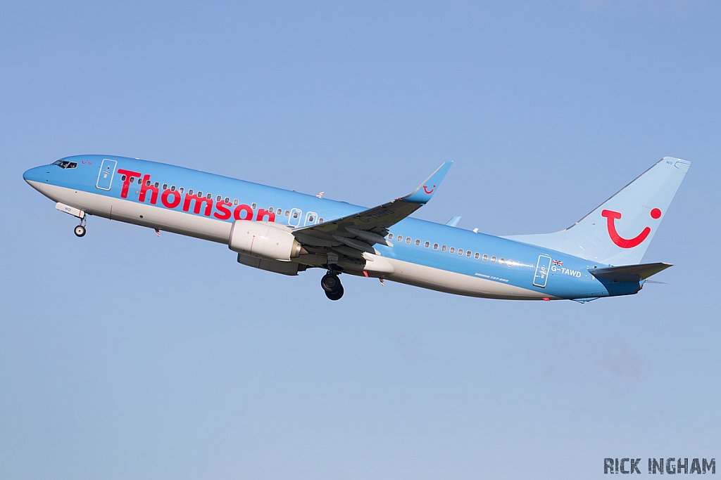 Boeing 737-8K5 - G-TAWD - Thomson