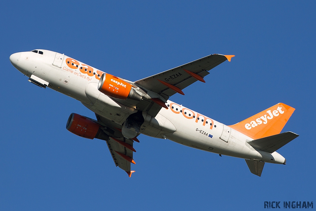 Airbus A319-111 - G-EZAA - EasyJet