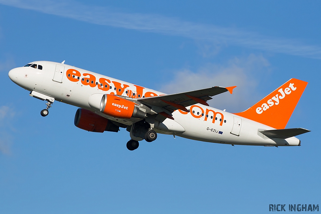 Airbus A319-111 - G-EZIJ - EasyJet