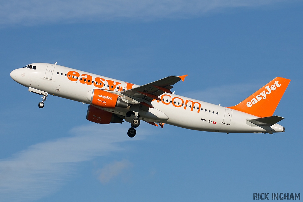 Airbus A320-214 - HB-JZY - EasyJet