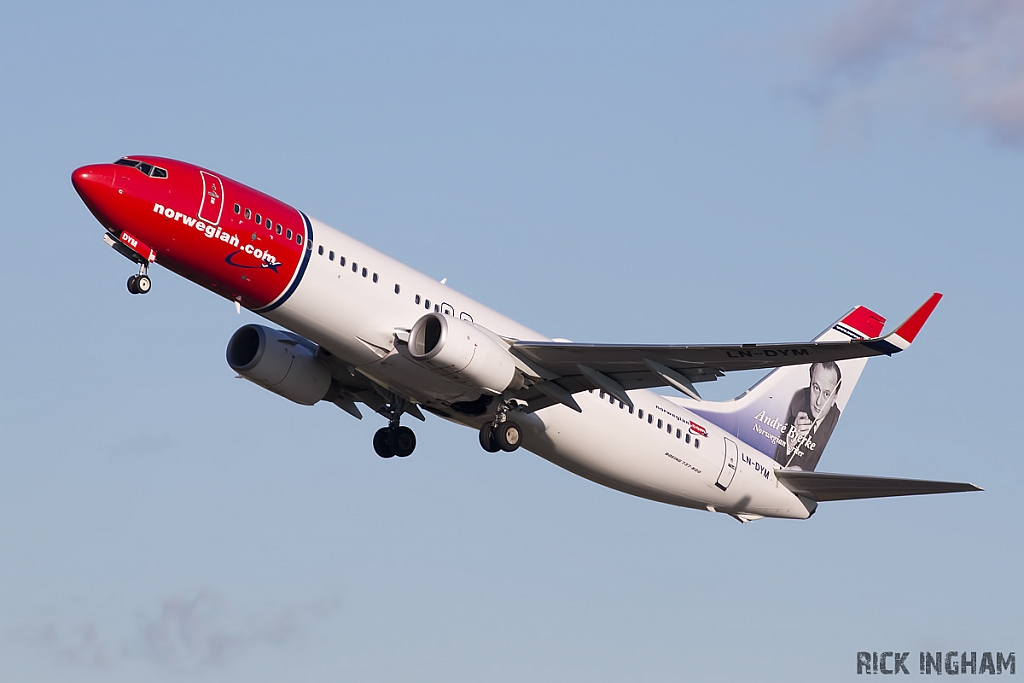 Boeing 737-8JP - LN-DYM - Norwegian Air Shuttle