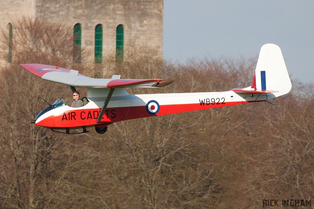 Slingsby T21B Sedbergh TX1 - WB922 - RAF
