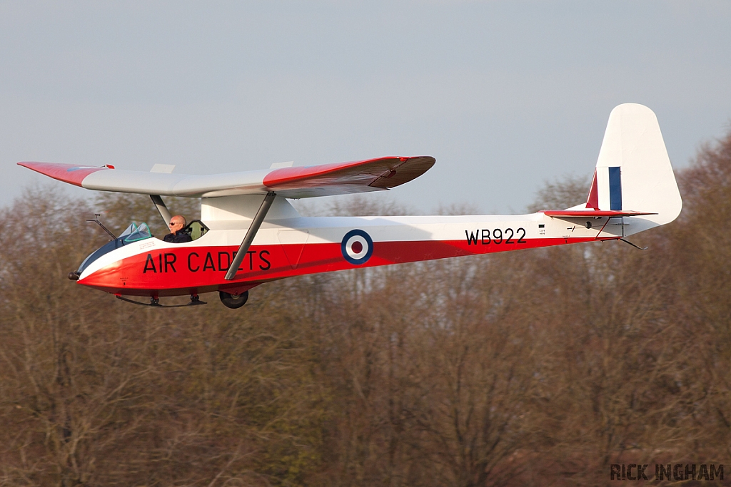 Slingsby T21B Sedbergh TX1 - WB922 - RAF