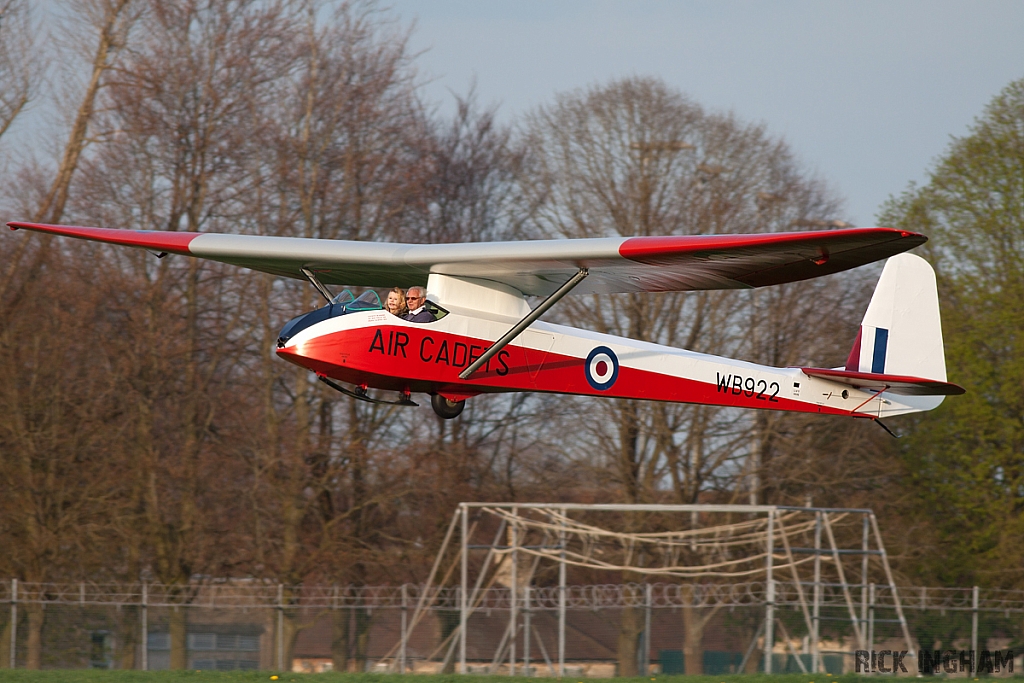 Slingsby T21B Sedbergh TX1 - WB922 - RAF