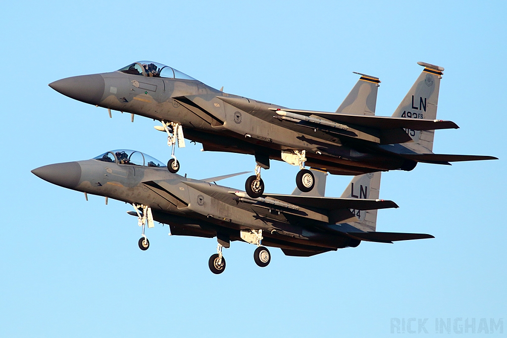 McDonnell Douglas F-15C Eagle - 84-0015 + 84-0044 - USAF