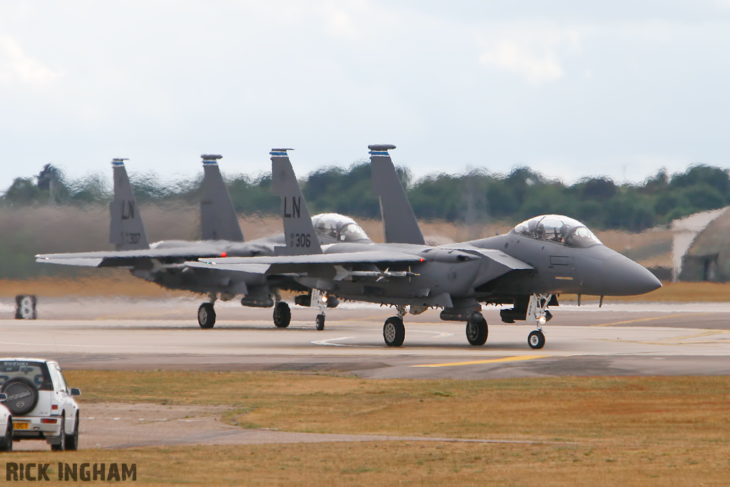 McDonnell Douglas F-15E Strike Eagle - 91-0306 + 91-0307 - USAF