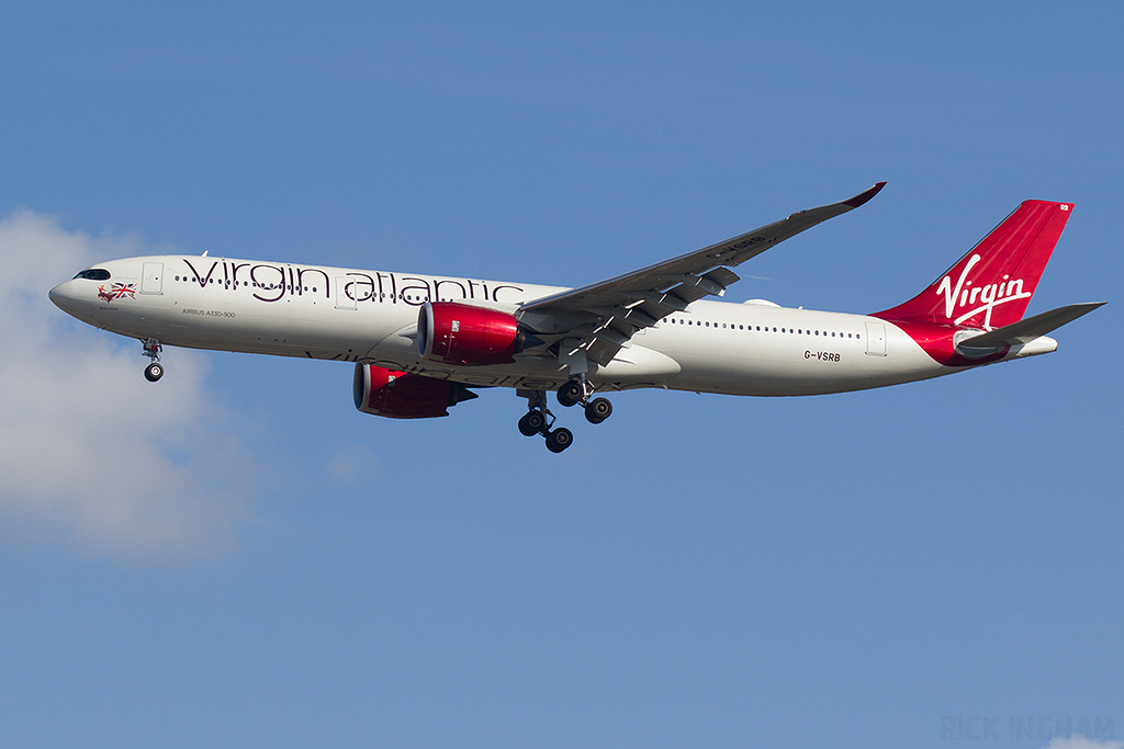 Airbus A330-941 - G-VSRB - Virgin Atlantic