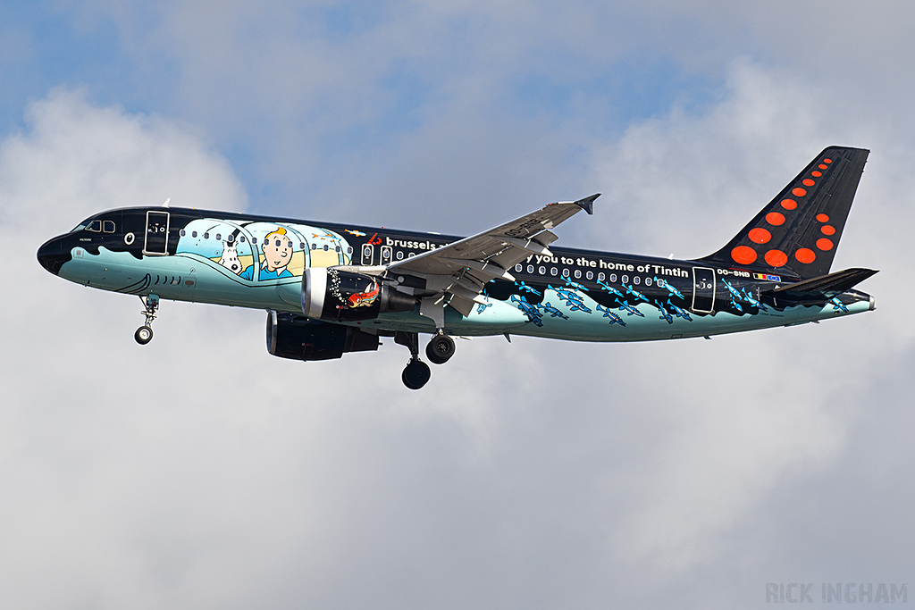 Airbus A320-214 - OO-SNB - Brussels Airlines (Tintin comics Livery)
