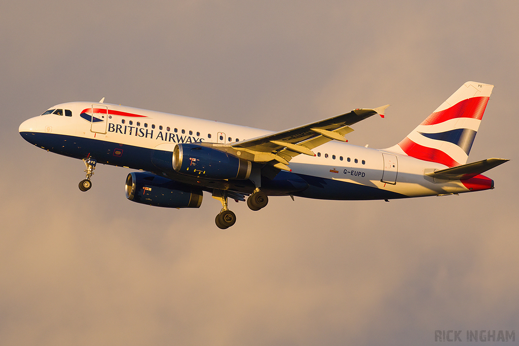 Airbus A319-131 - G-EUPD - British Airways