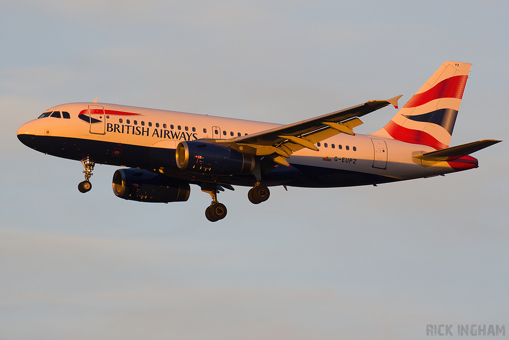Airbus A319-131 - G-EUPZ - British Airways