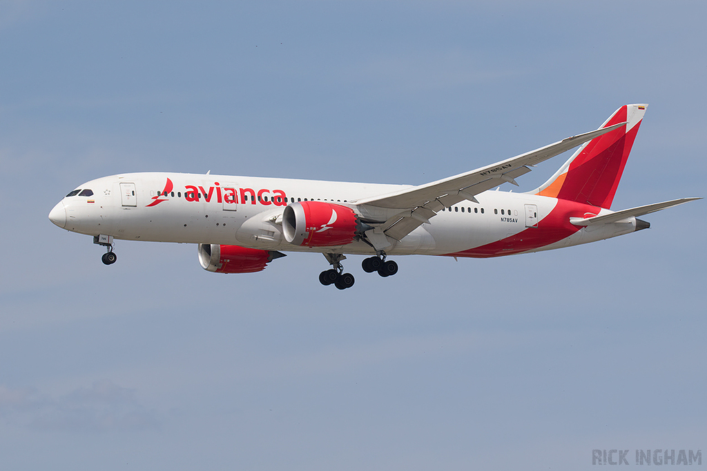 Boeing 787-8 Dreamliner - N785AV - Avianca