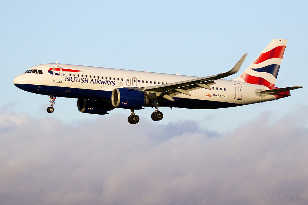 Airbus A320-251NSL NEO - G-TTSA - British Airways