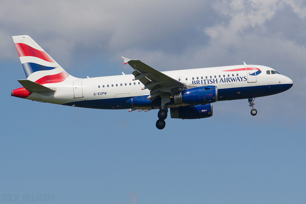 Airbus A319-131 - G-EUPW - British Airways