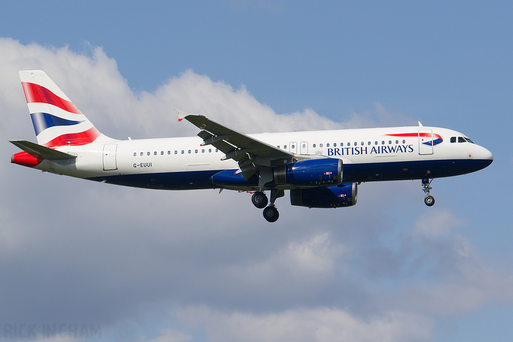 Airbus A320-232 - G-EUUI - British Airways