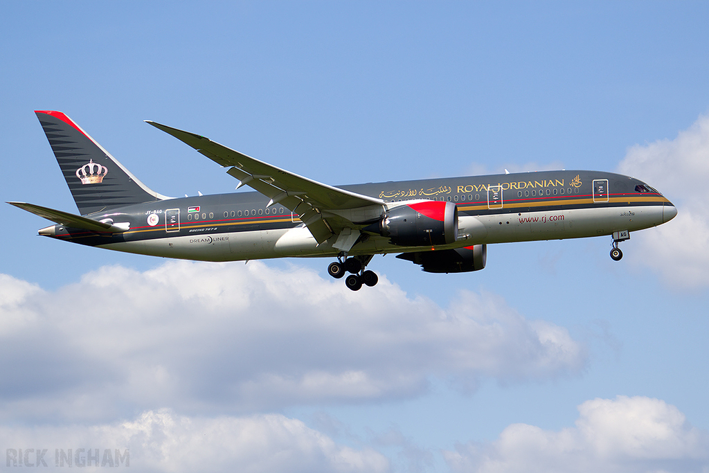 Boeing 787-8 Dreamliner - JY-BAG - Royal Jordanian Airlines