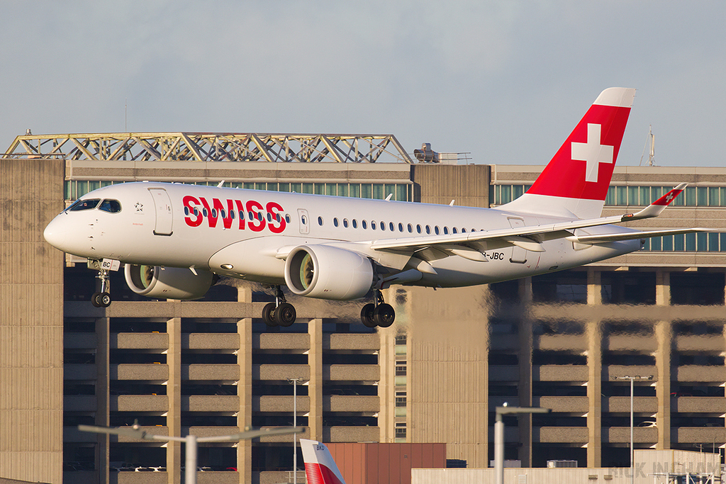 Airbus A220-100 - HB-JBC - Swiss Airlines