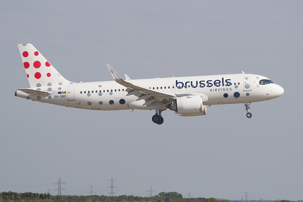 Airbus A320-251N - OO-SBD - Brussels Airlines