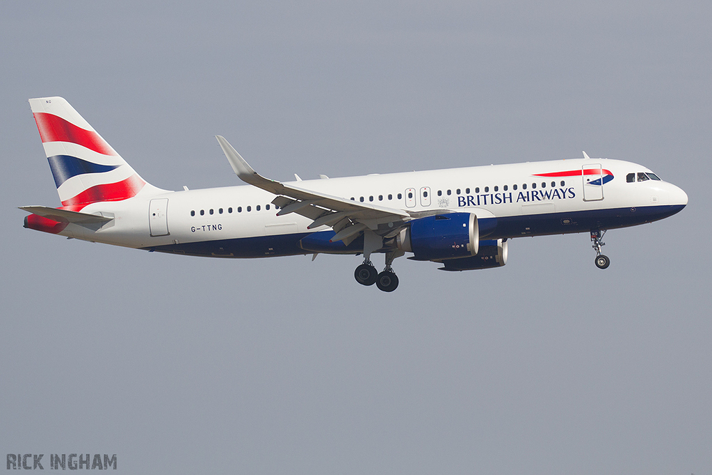 Airbus A320-251NSL NEO - G-TTNG - British Airways
