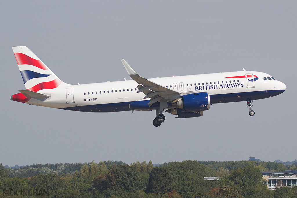 Airbus A320-251NSL NEO - G-TTSA - British Airways
